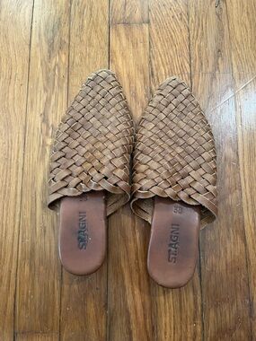 St. Agni Paris Mules size 38